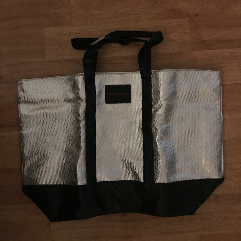 NWT Victoria Secret Silver Tote